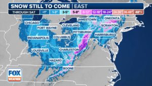 thanksgiving winter storm snow forecast